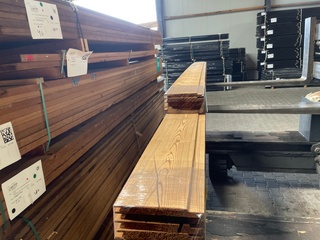 Ca. 10x Thermo Vuren Channelsiding, 20x190mm, lengte 5/300cm, 5/420cm